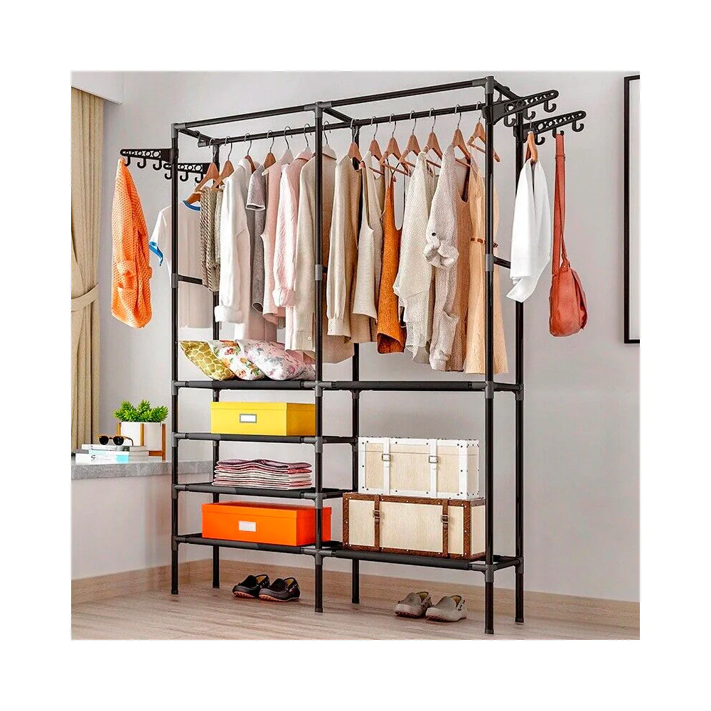 PERCHERO ARMARIO 2 CUERPOS METALICO